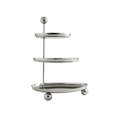 Godinger 3 Tier Oval Cake Stand 51212, 028199512128