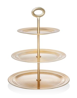 Godinger Revere Champagne Gold 3 Tier 97620, 028199976203