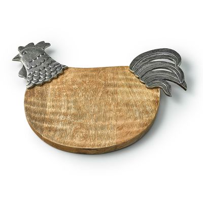 Godinger Homestead Hen Cheese Board 50798, 028199507988