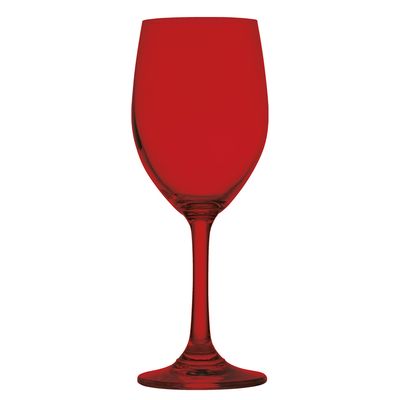 Godinger Set of 4 Veneto White Wine Christmas Red 29047