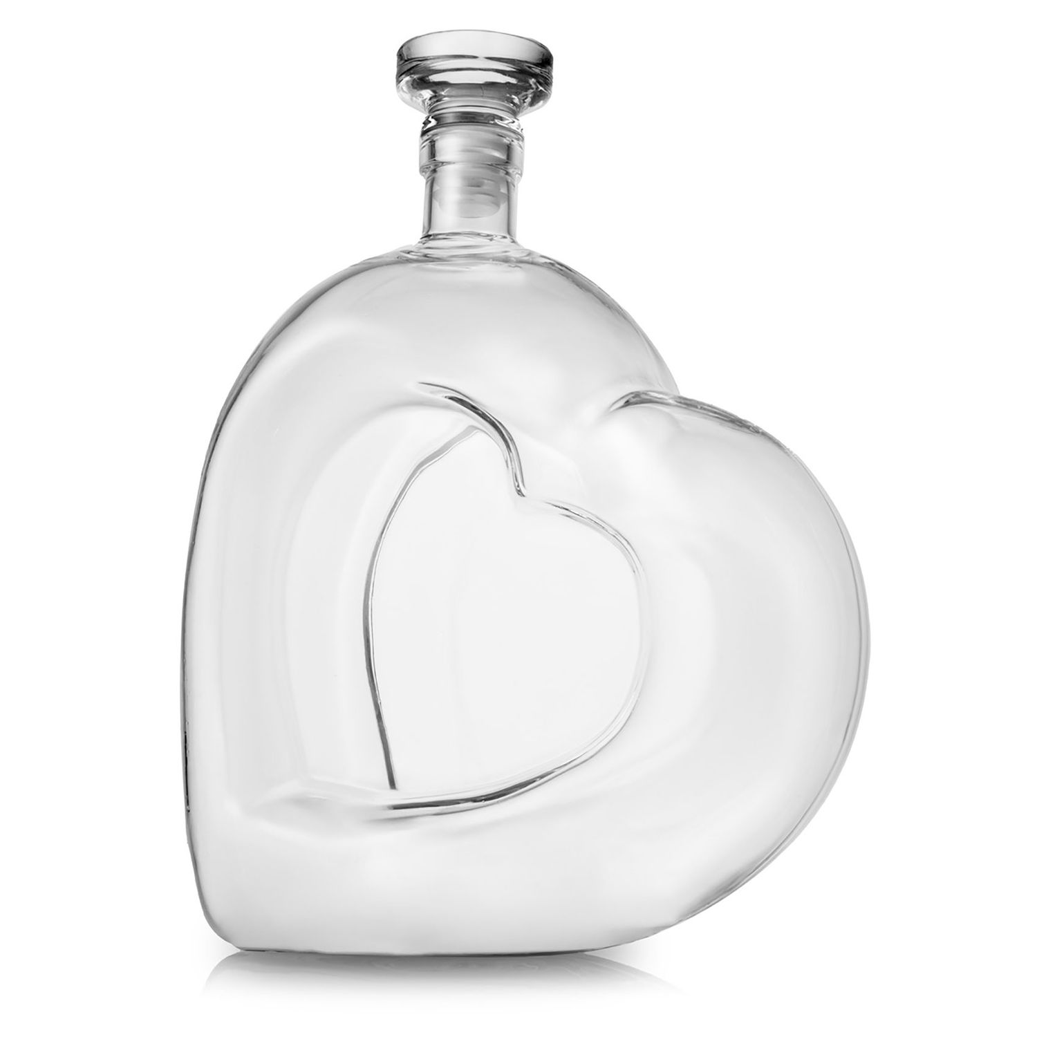 Godinger Amor Heart Decanter Clear 28560