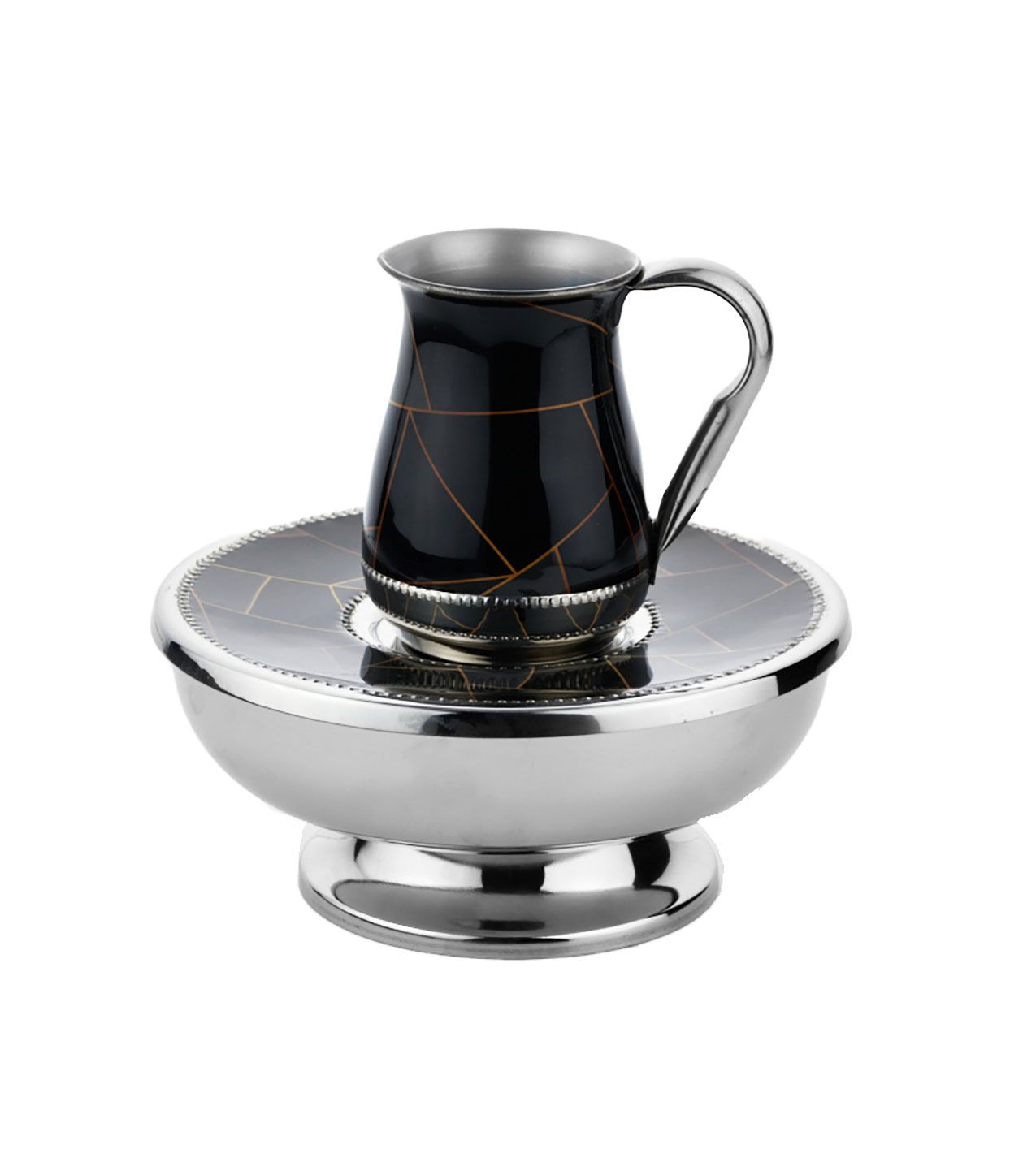 Godinger Abstract Mayim Achronim Ebony 50532, 028199505328