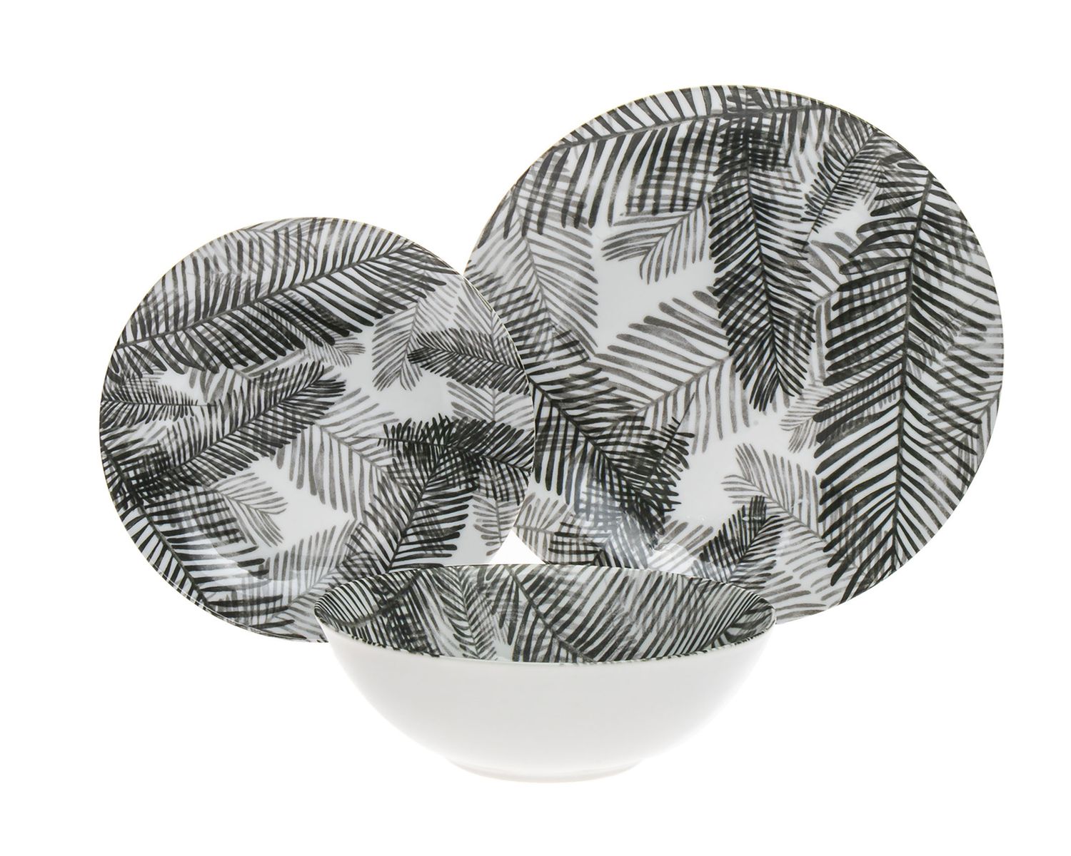 Godinger Felice 12 Piece with in Glaze Print 70007, 028199700075
