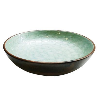 Godinger Textured Enamel Salad Bowl Gre 50853