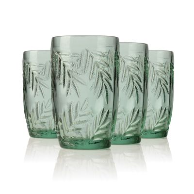 Godinger Bali Set of 4 Highball Glasses 12 oz 28251, 028199282519
