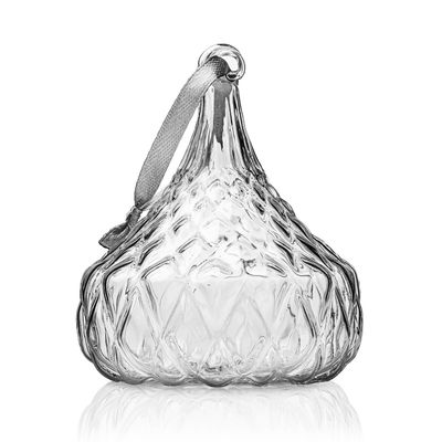 Godinger Hershey Kisses Clear Ornament 64652, 028199646526