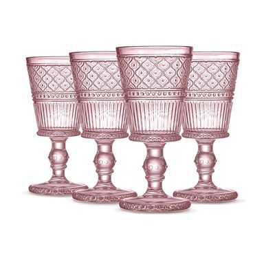Godinger Claro Goblets Set of 4 Pink 27022, 028199270226