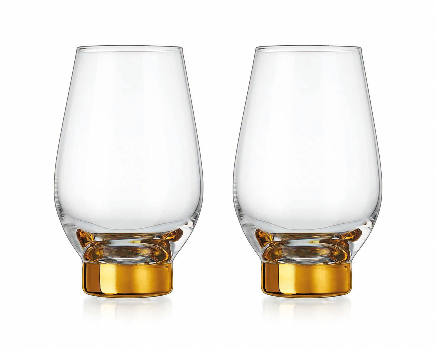Godinger Column White Wine Set of 2 Gold 14z 27677, 028199276778