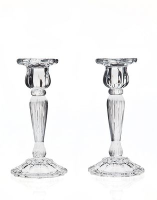 Godinger Triumph 7 Candlestick Pair 15067, 028199150672