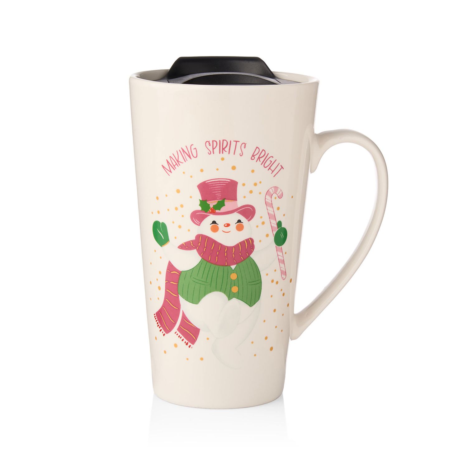 Godinger Dancing Snowman Travel with Lid 15266, 028199152669