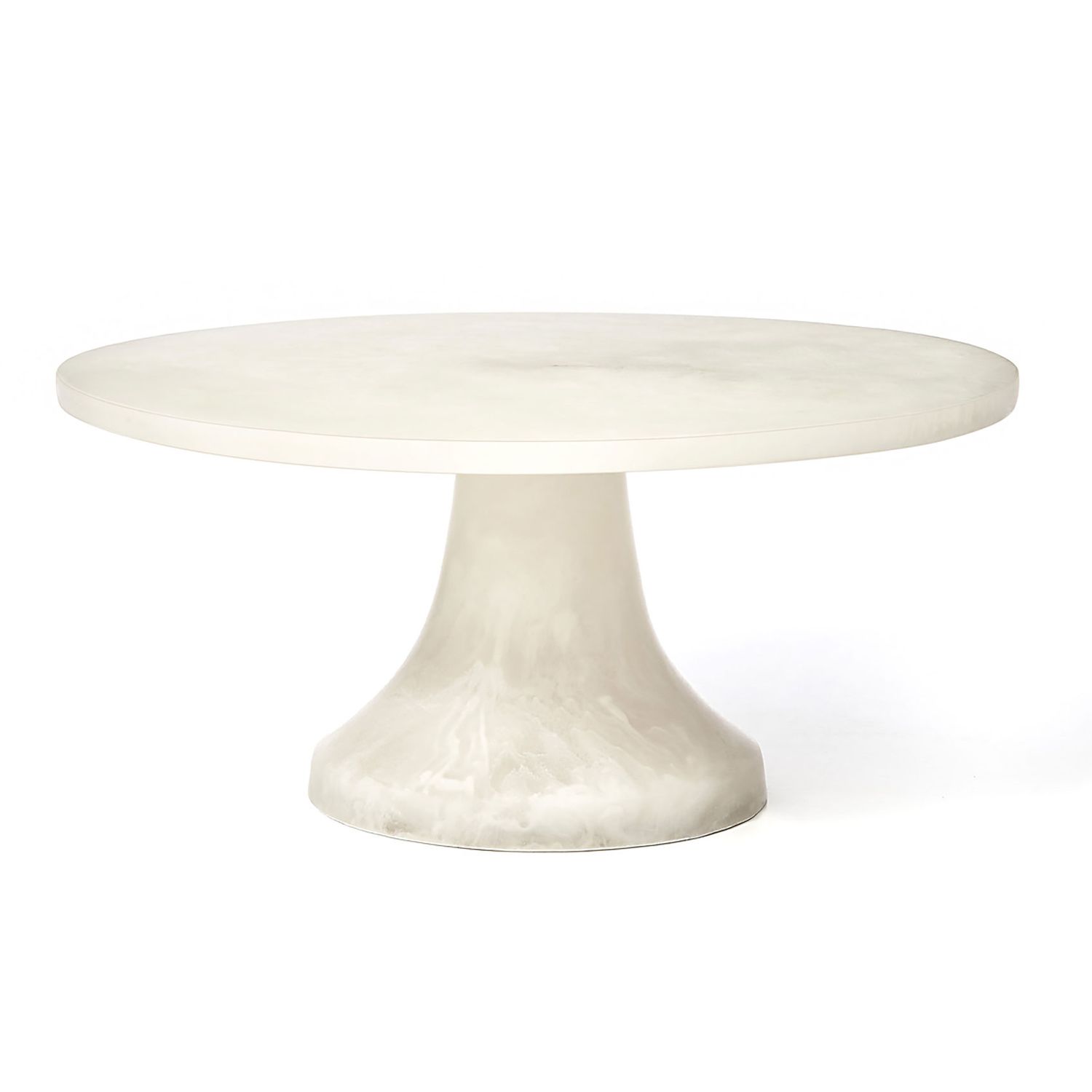 Godinger Lucente Matte Cake Plate White 51095