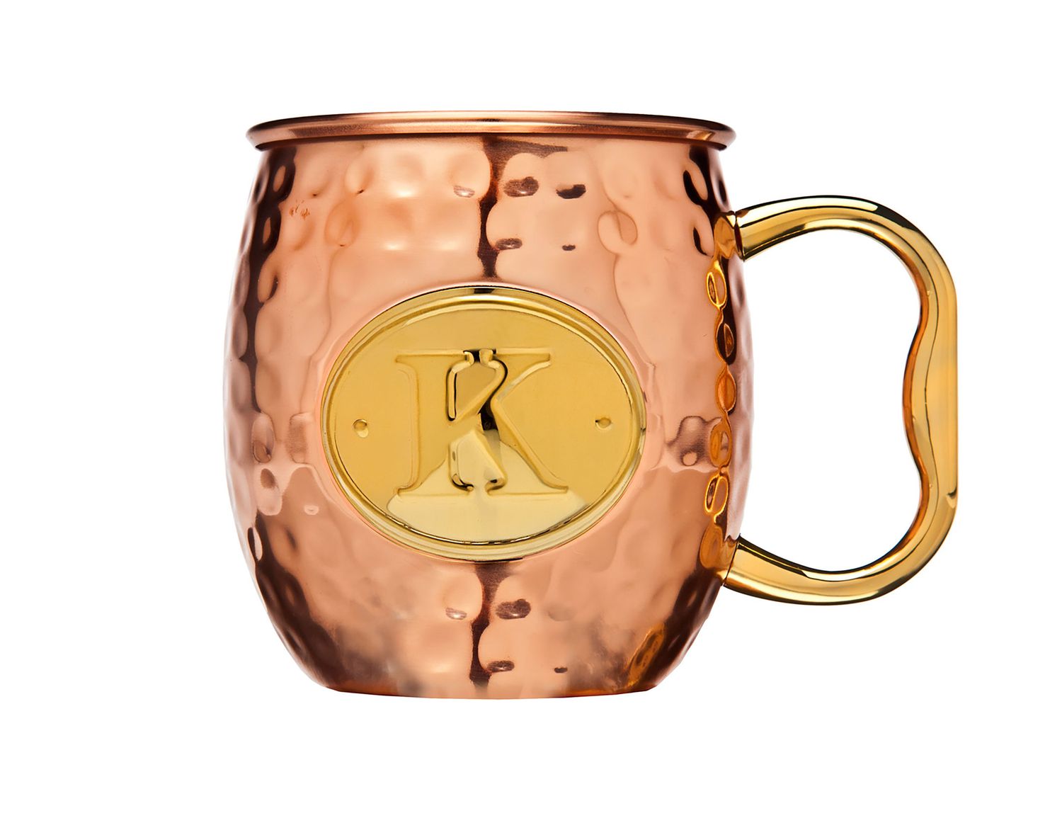 Godinger Moscow Mule 20 oz Monogram K 19350, 028199193501