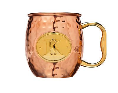 Godinger Moscow Mule 20 oz Monogram K 19350, 028199193501