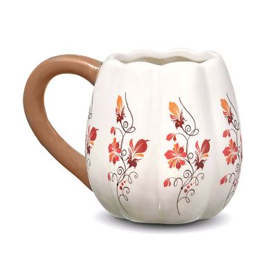 Godinger White Pumpkin Ceramic Mug 13974