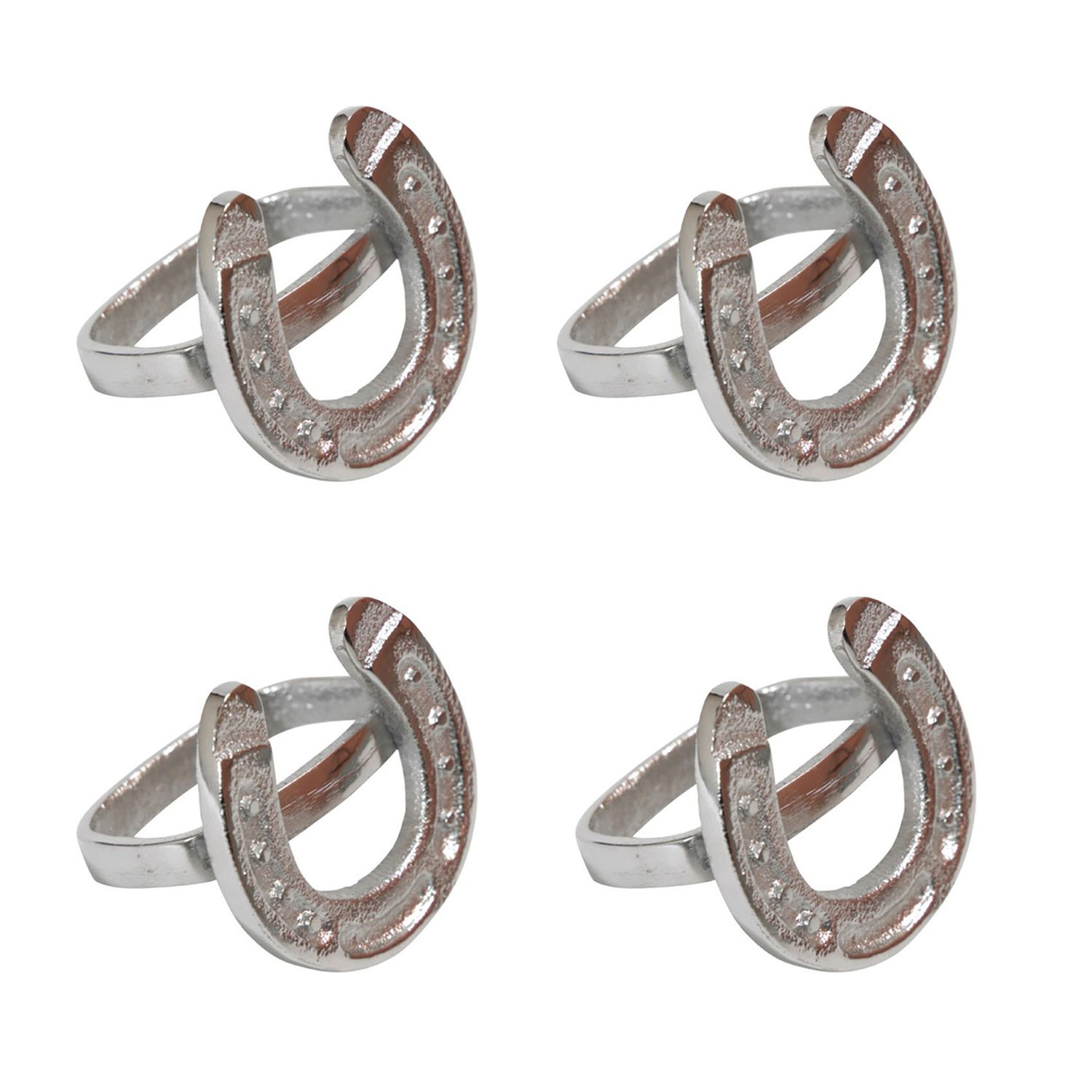 Godinger Homestead Napkin Rings Set of 4 51010