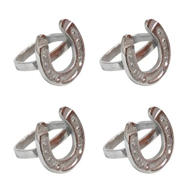 Godinger Homestead Napkin Rings Set of 4 51010