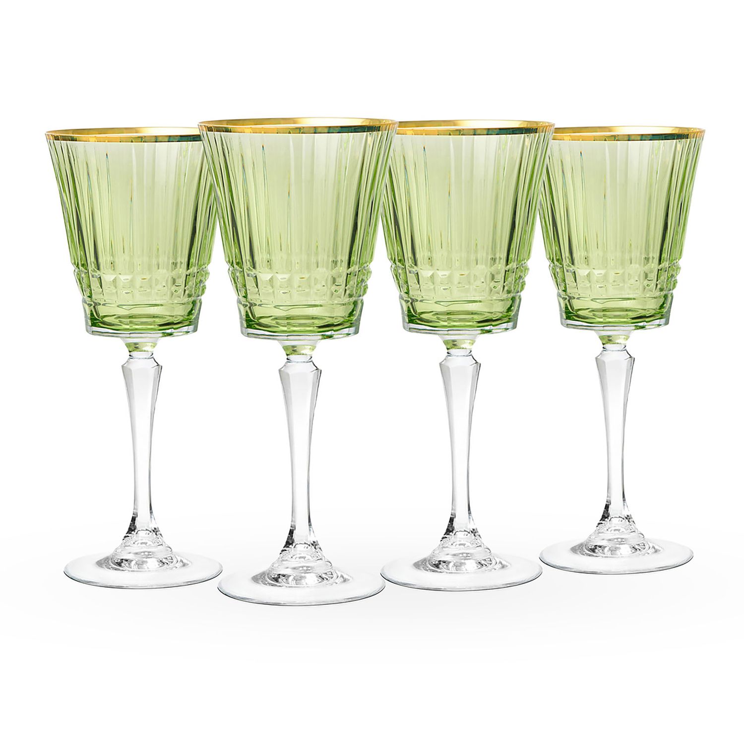 Godinger Cristine Red Green Set of 4 H8.1 29180