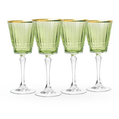 Godinger Cristine Red Green Set of 4 H8.1 29180