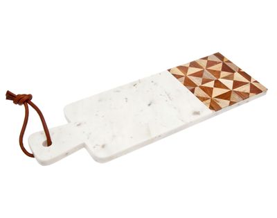 Godinger Wood Marble Rectangular Board 64512, 028199645123