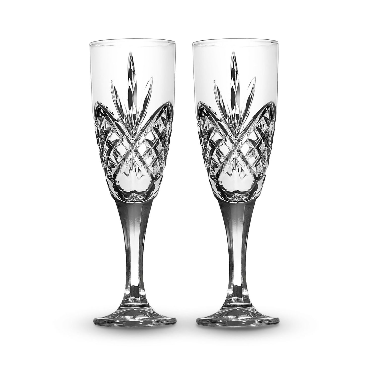 Godinger Dublin 6 oz Flute Pair 25710, 028199257104
