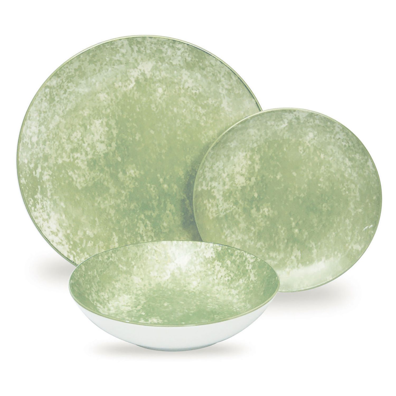 Godinger Wingate Lime Porcelain 12 Piece 87470, 028199874707