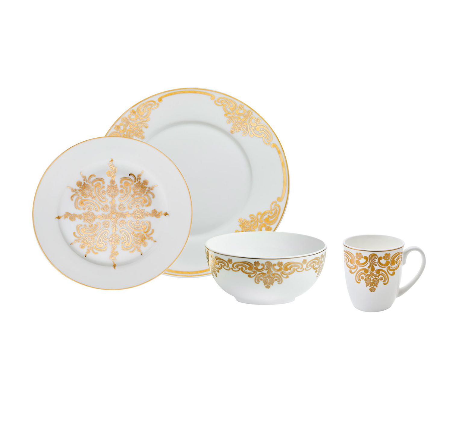 Godinger 20th Century Baroque 16 Piece Set 73017, 028199730171