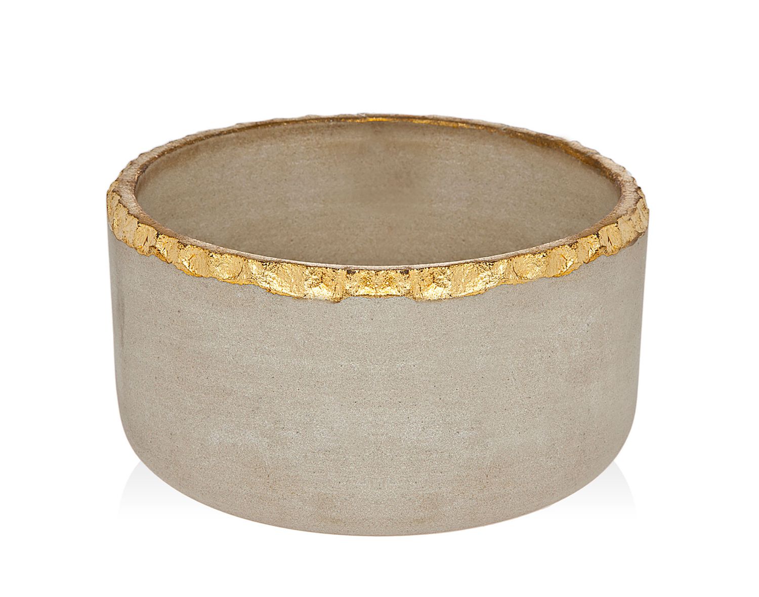 Godinger Stone Salad Bowl Gold Edge 61862, 028199618622