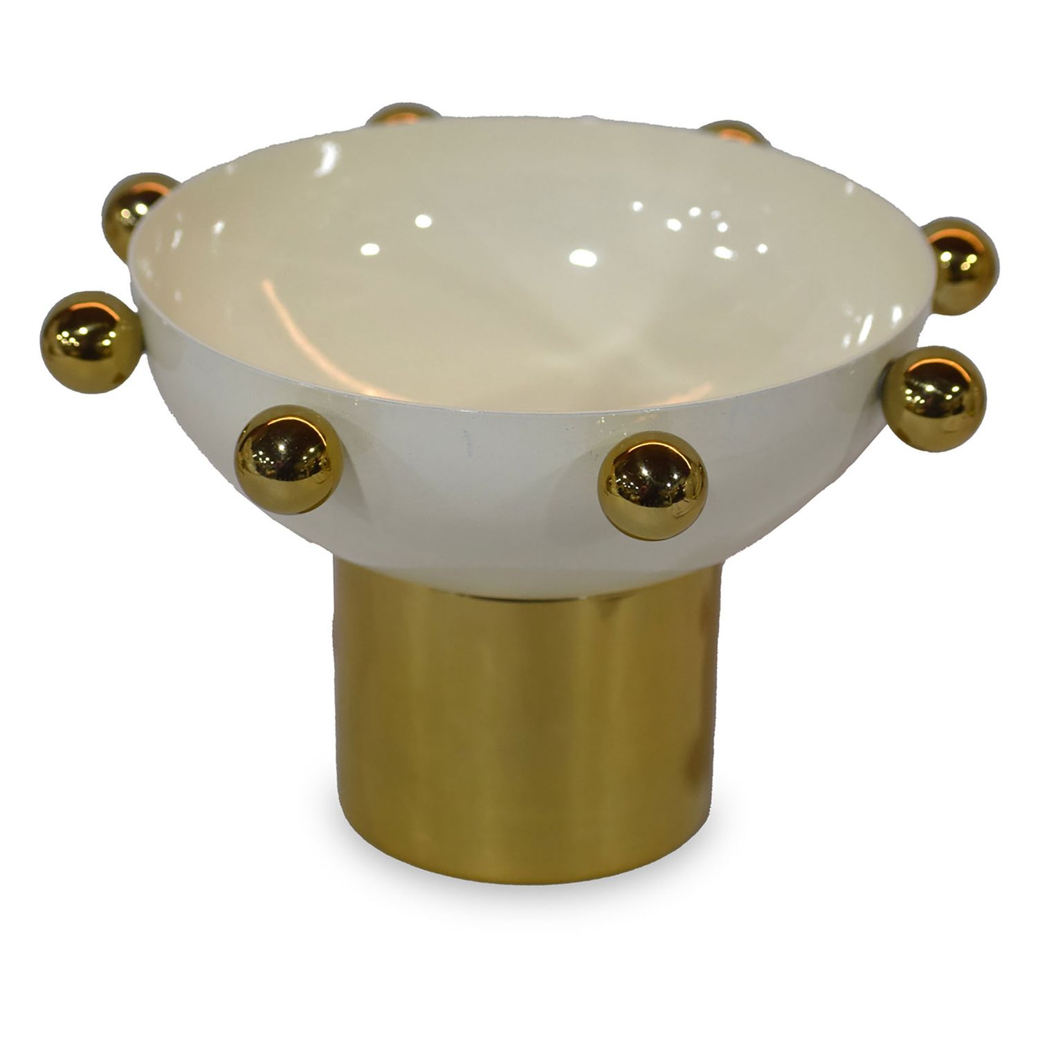 Godinger Temari White/gold Nut Bowl 6 51222, 028199512227