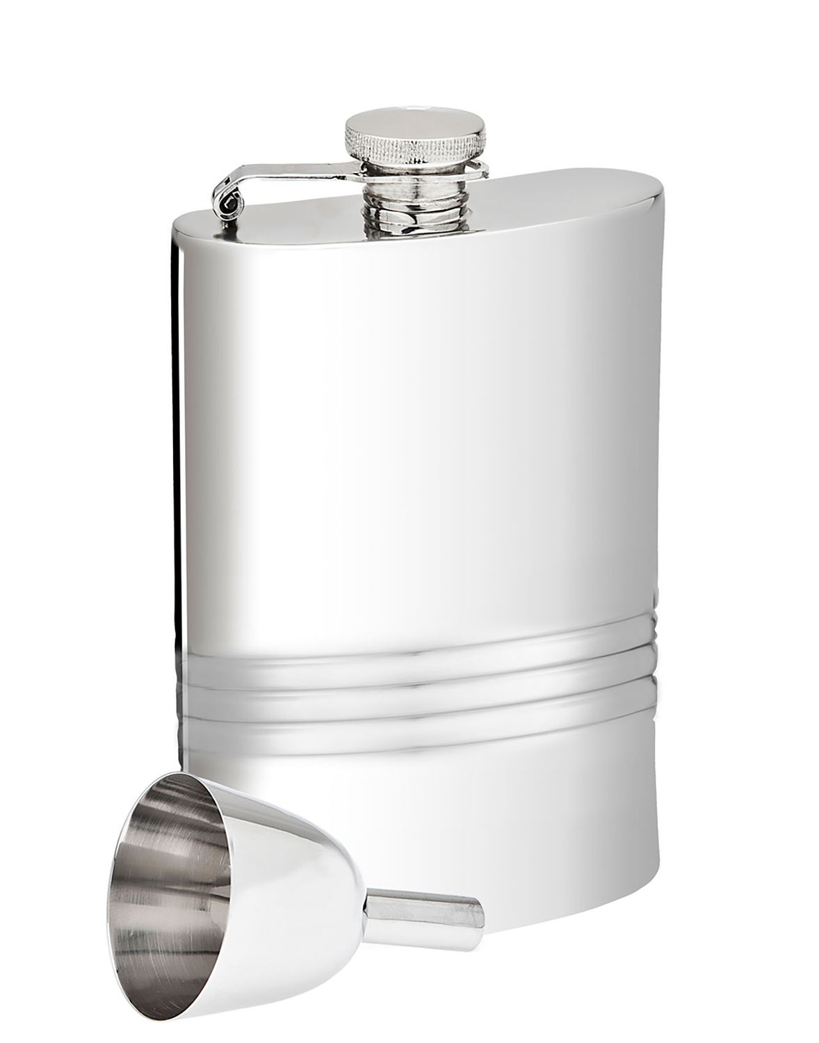 Godinger Flask with Funnel 93405, 028199934050