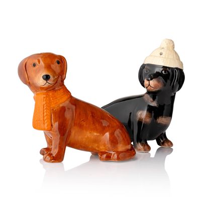 Godinger Harvest Dog Salt and Pepper 16439, 028199164396