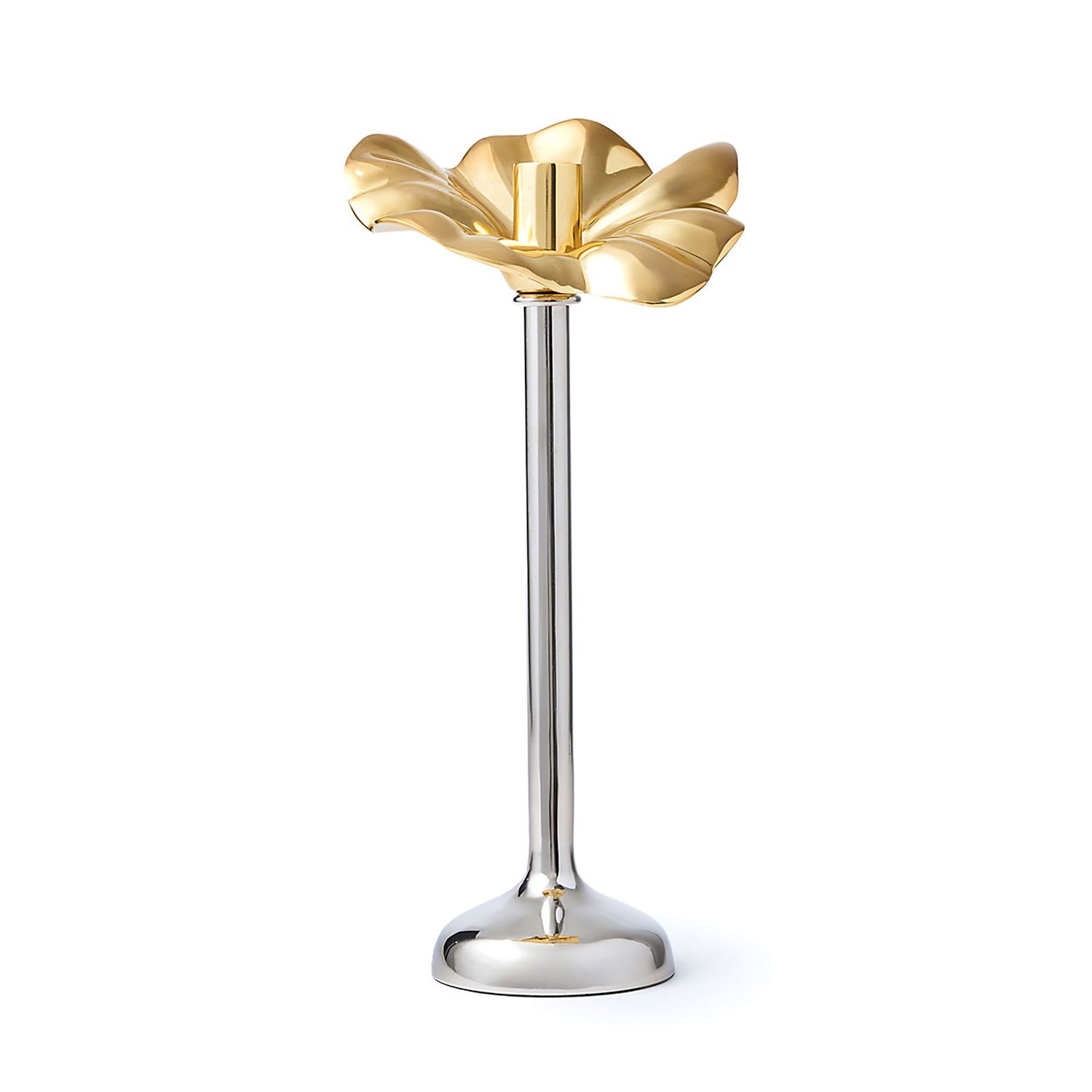 Godinger 13 2 Tone Flower Candle Holder 99766, 028199997666