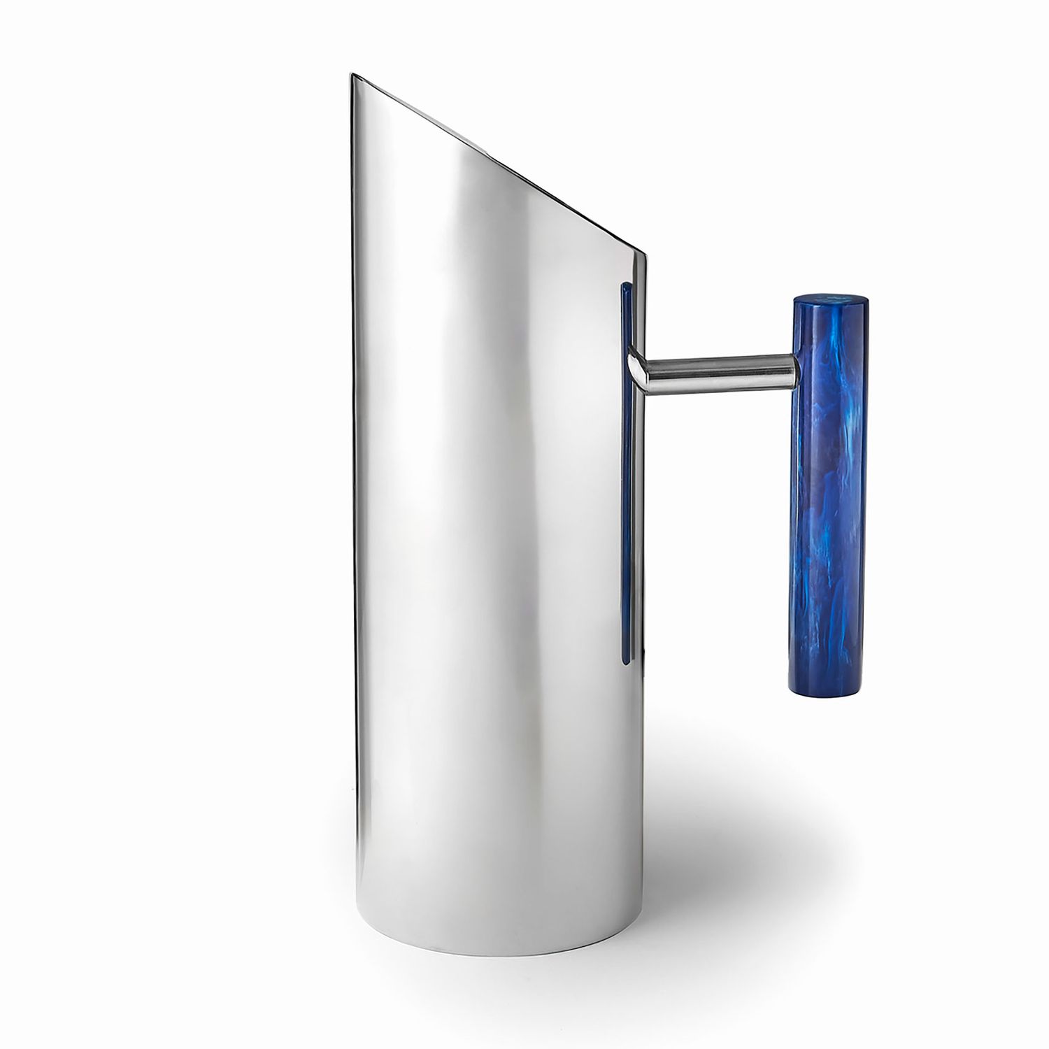 Godinger Azure Pitcher Ss Blue Handle 51147