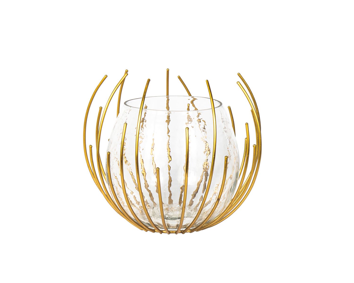 Godinger Radial Glass Votive/rose Bowl 99617, 028199996171