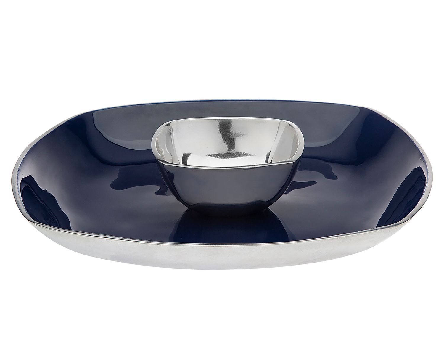 Godinger Blue Party Platter 70600, 028199706008
