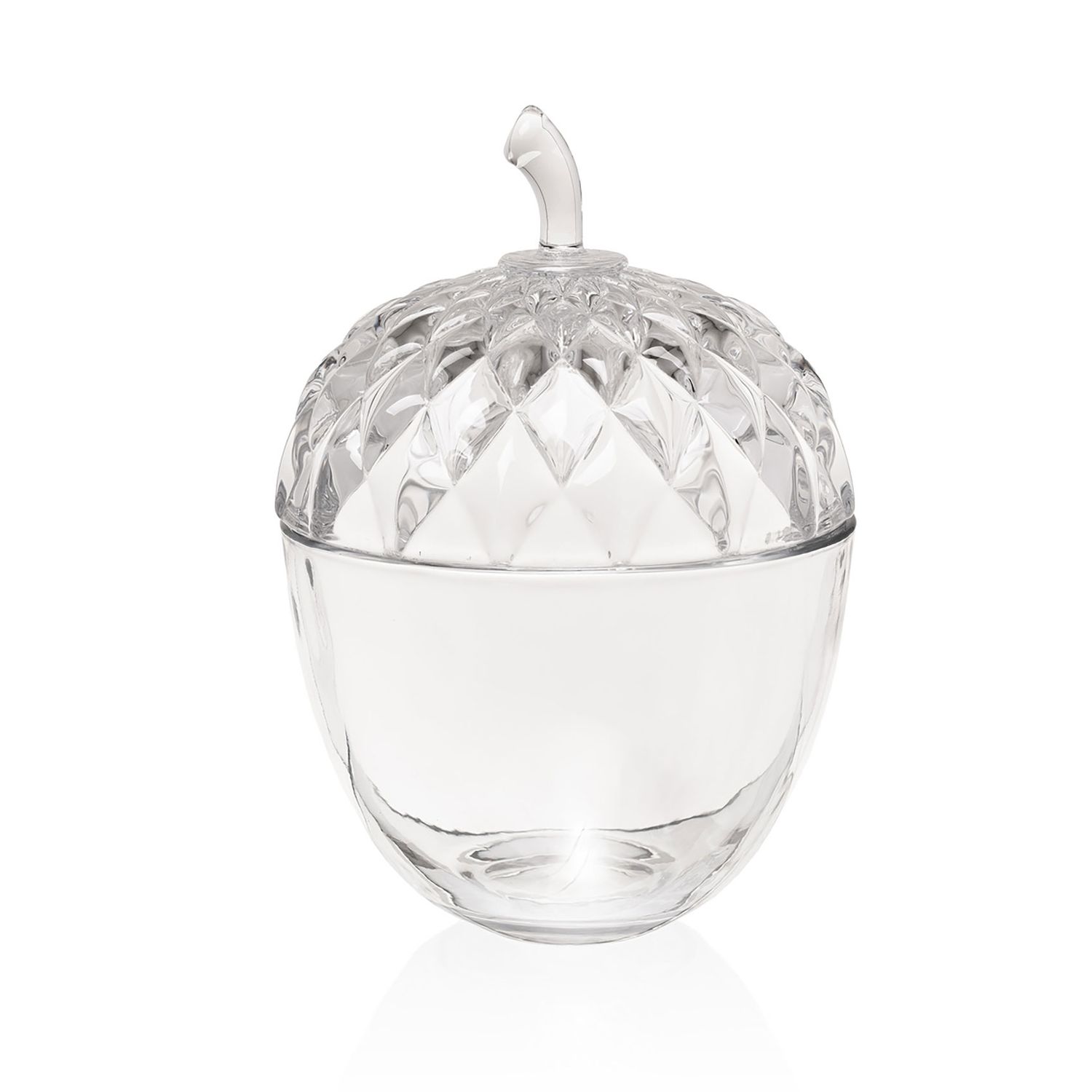 Godinger Harvest Acorn Covered Box Clear 29805, 028199298053
