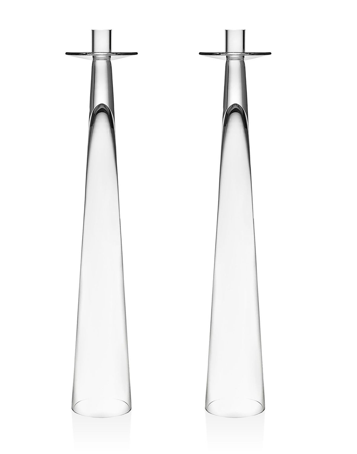 Godinger Pyramid Reserve Candlesticks Pair 14761
