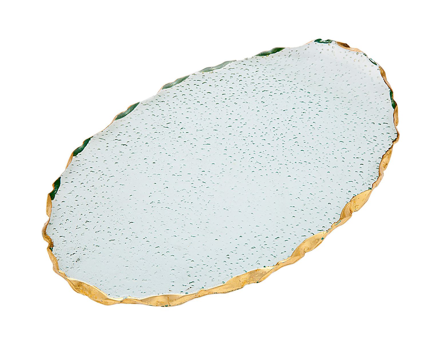 Godinger Harper 10 Bend Oval Tray 48883, 028199488836