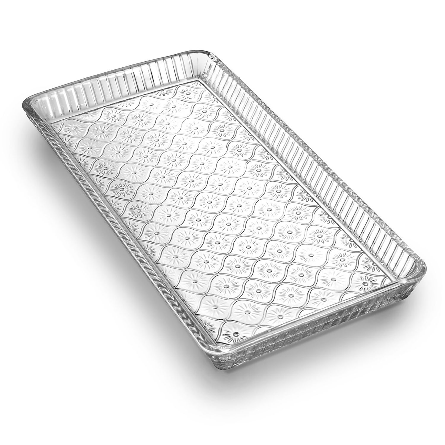 Godinger Clear Claro 12inx6 in Tray 27014