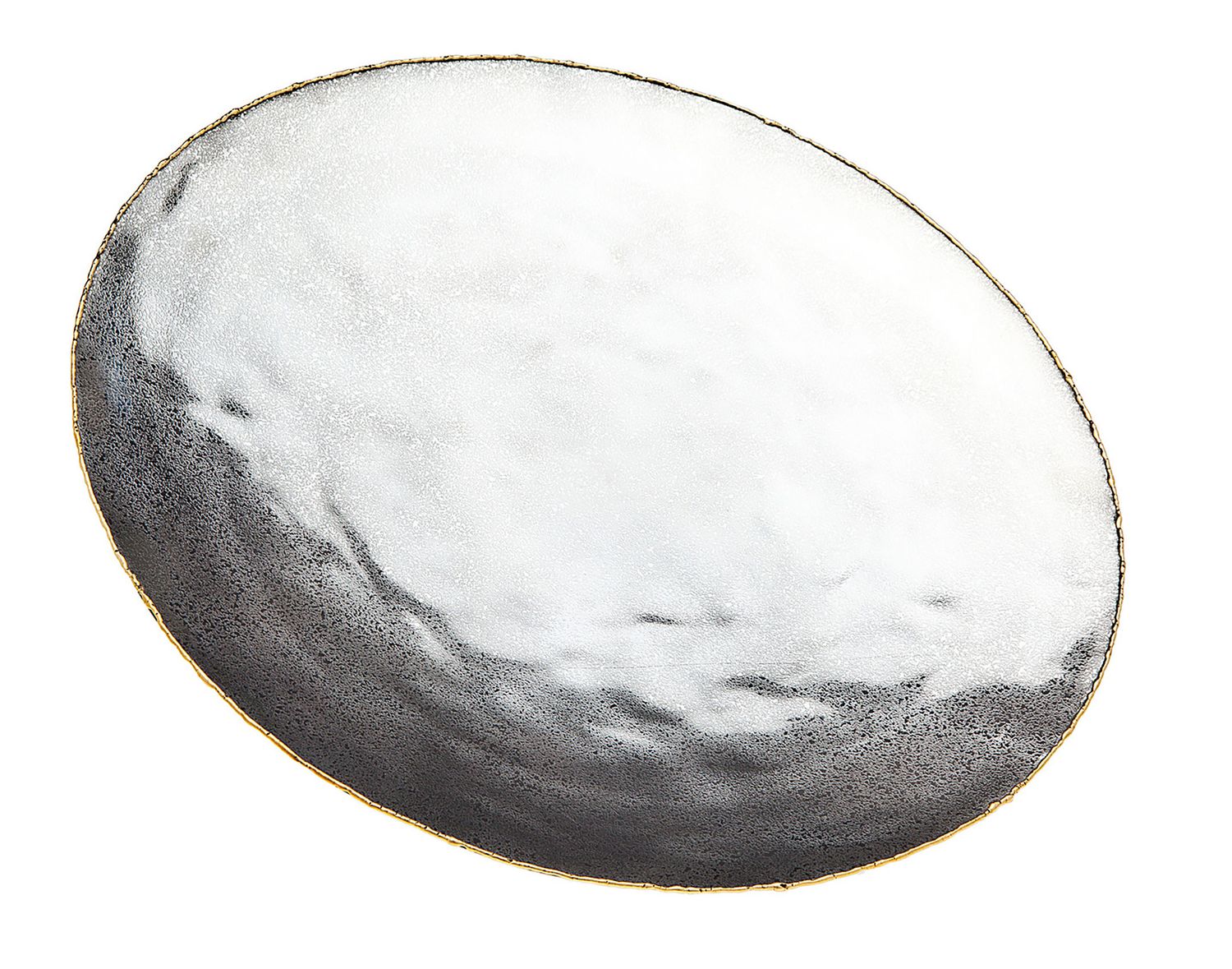 Godinger Golden Frost Round Tray 14 84109