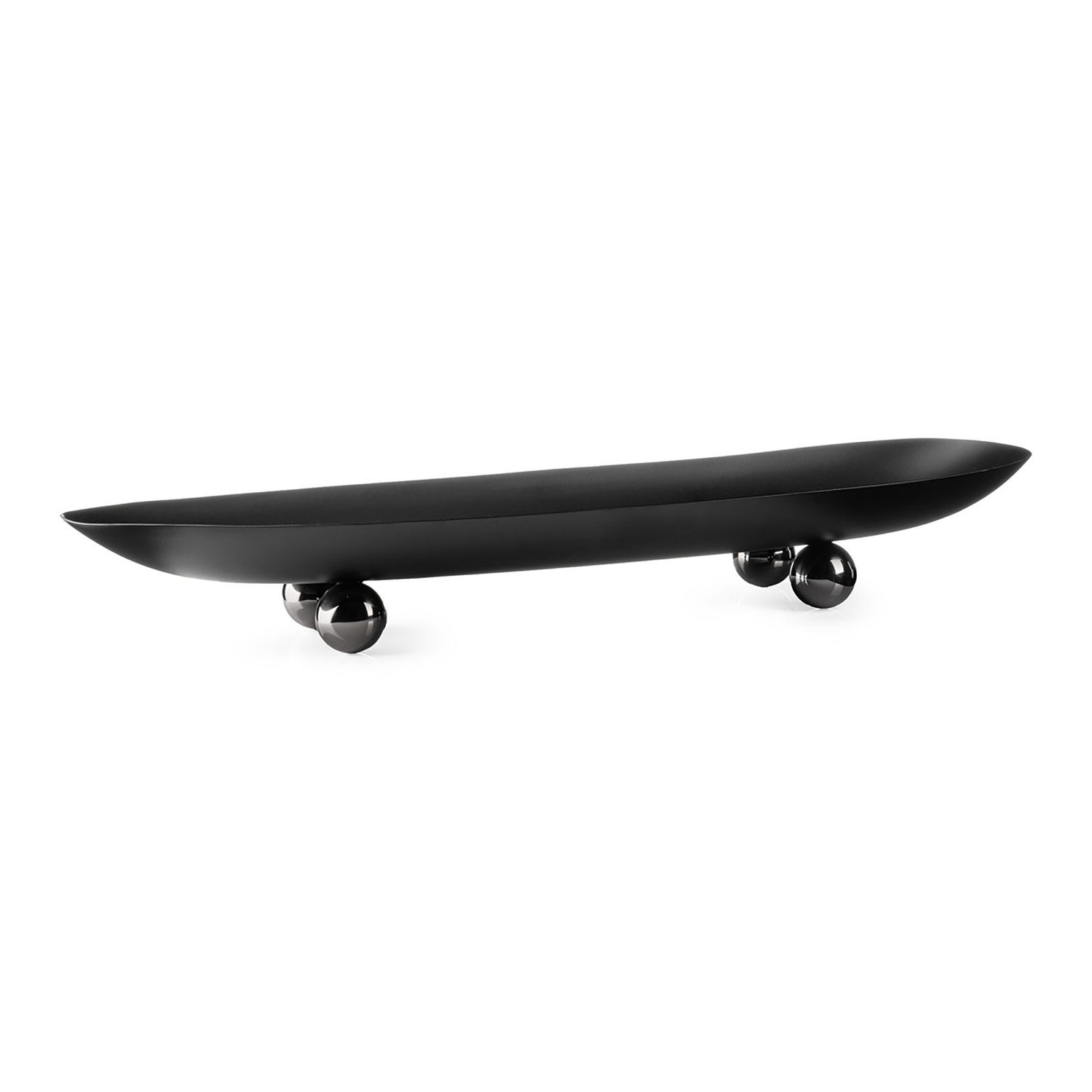Godinger Temari Oval Bowl Black &amp; Gnmtl 51336