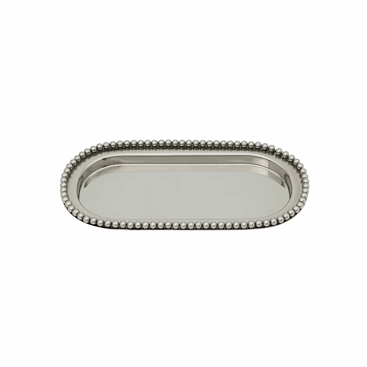 Godinger Perles 11 Inch Oval Tray 51321