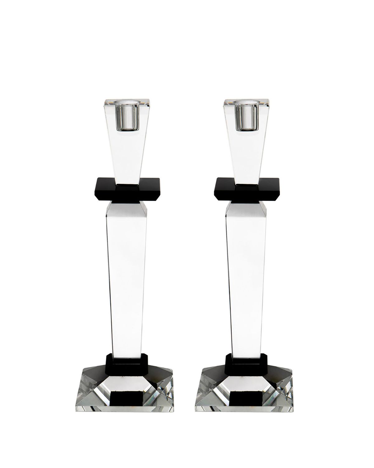 Godinger Jeru. Candle Stick Smoke Pair 27518
