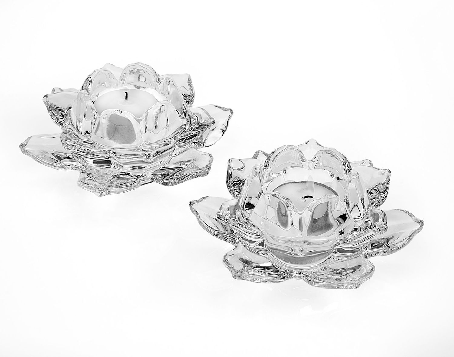 Godinger Lotus Pair Votive Holder 14853