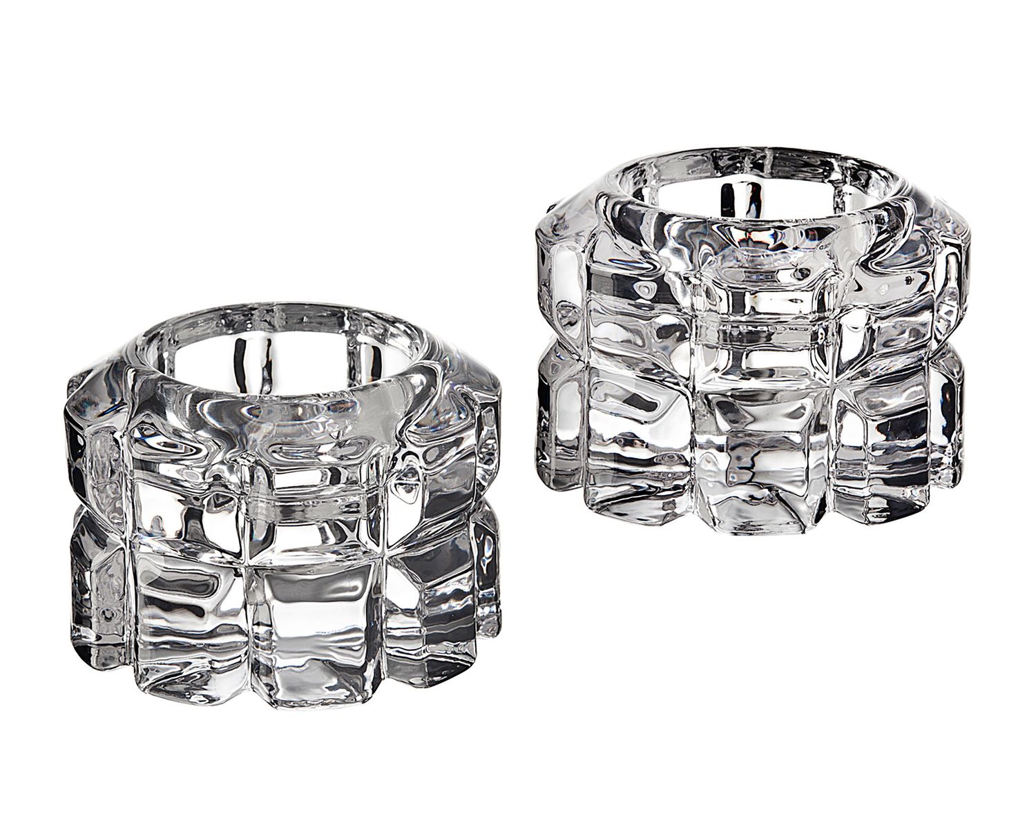 Godinger Diamante Votive Holder Pair 14856, 028199148563