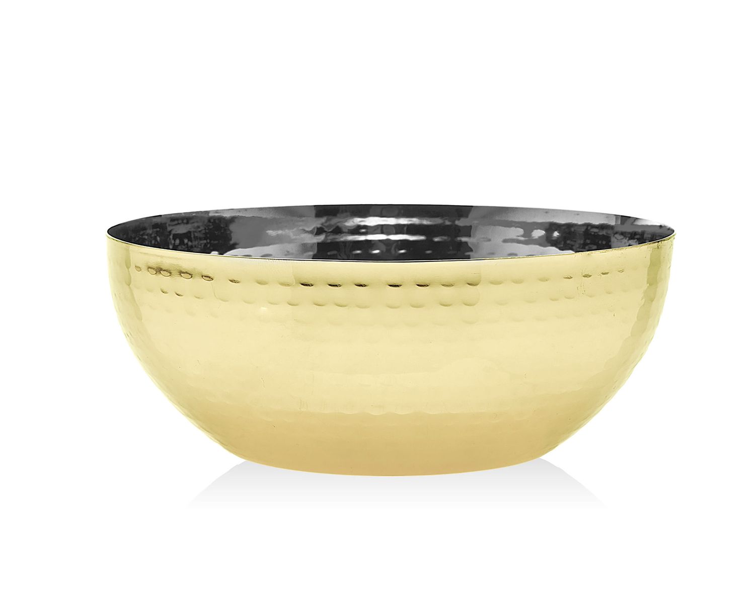 Godinger Hammered Gold 6 Rond Nut Bowl 91686