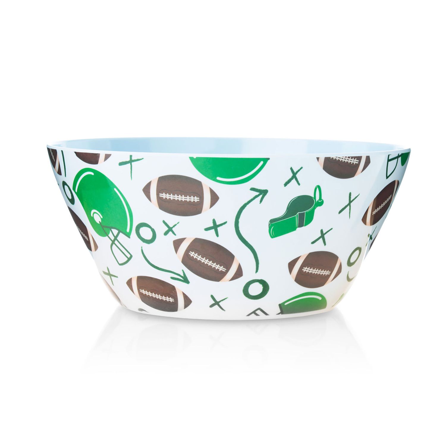 Godinger Football 10 Inch Salad Bowl 16757, 028199167571