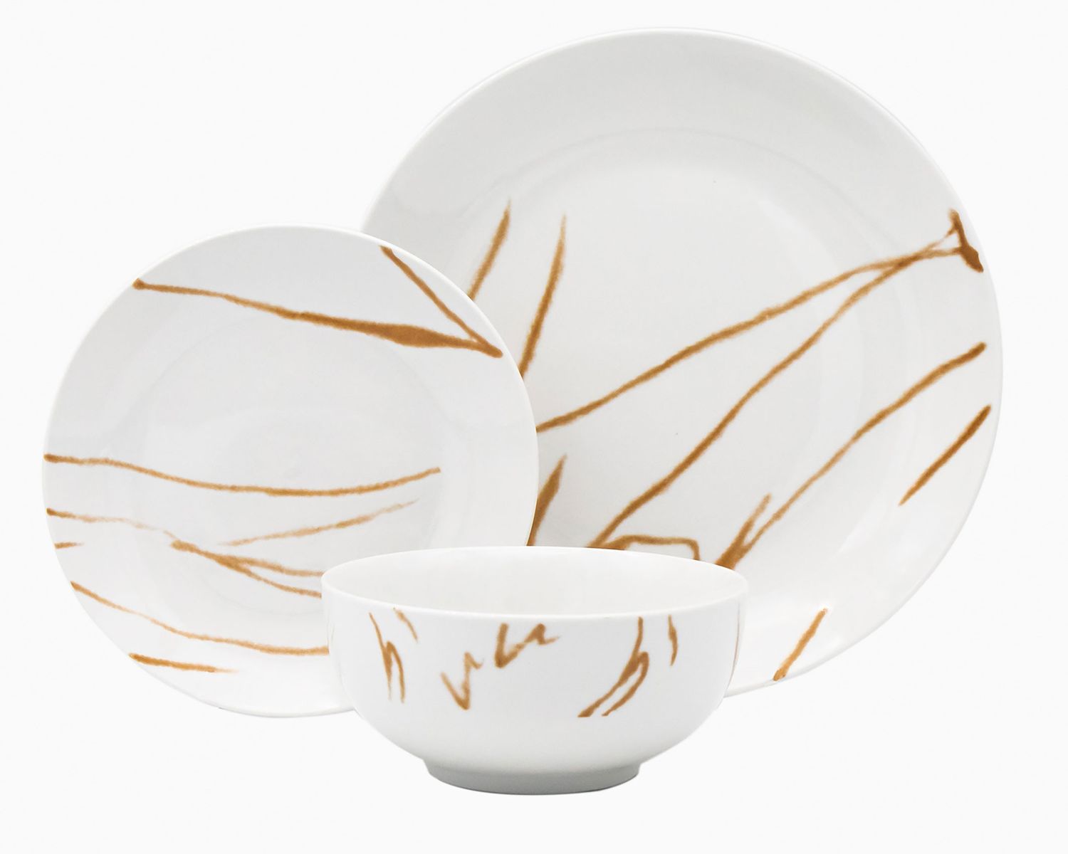 Godinger Boulon Silver 12 Piece Porcelain 70751