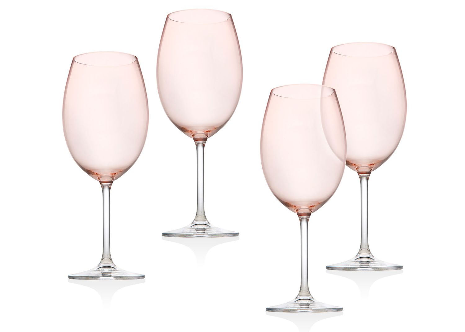 Godinger Meridian Blush Set of 4 Wh Win 12 oz 22666, 028199226667