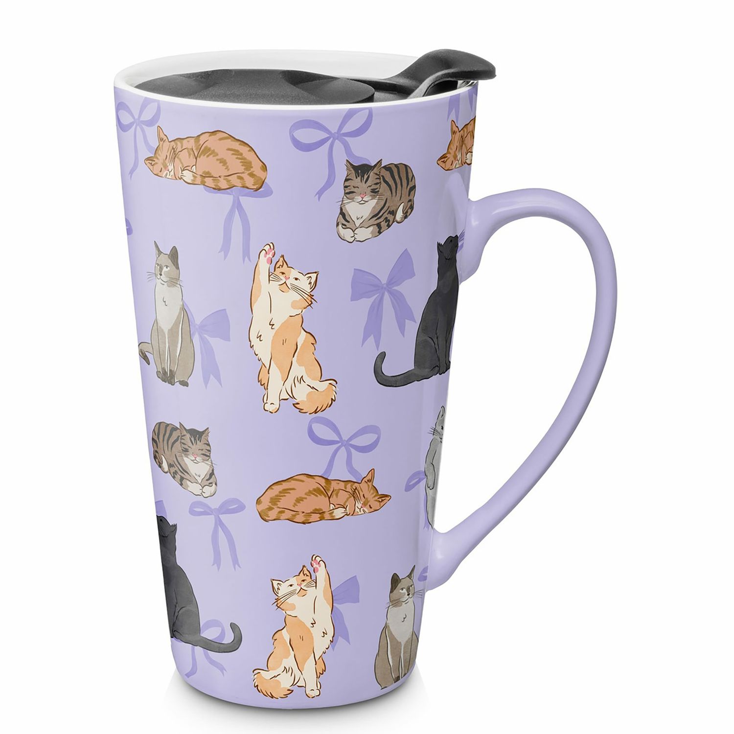 Godinger Cute Cat with Bow Travel Mug 16947