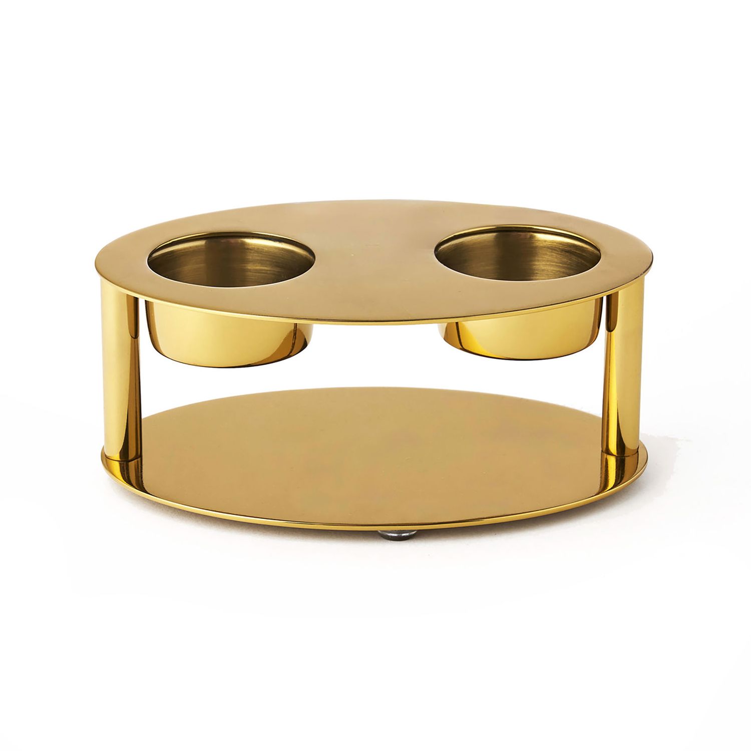 Godinger Lilliput Gold Oval Tealight Holder 51163